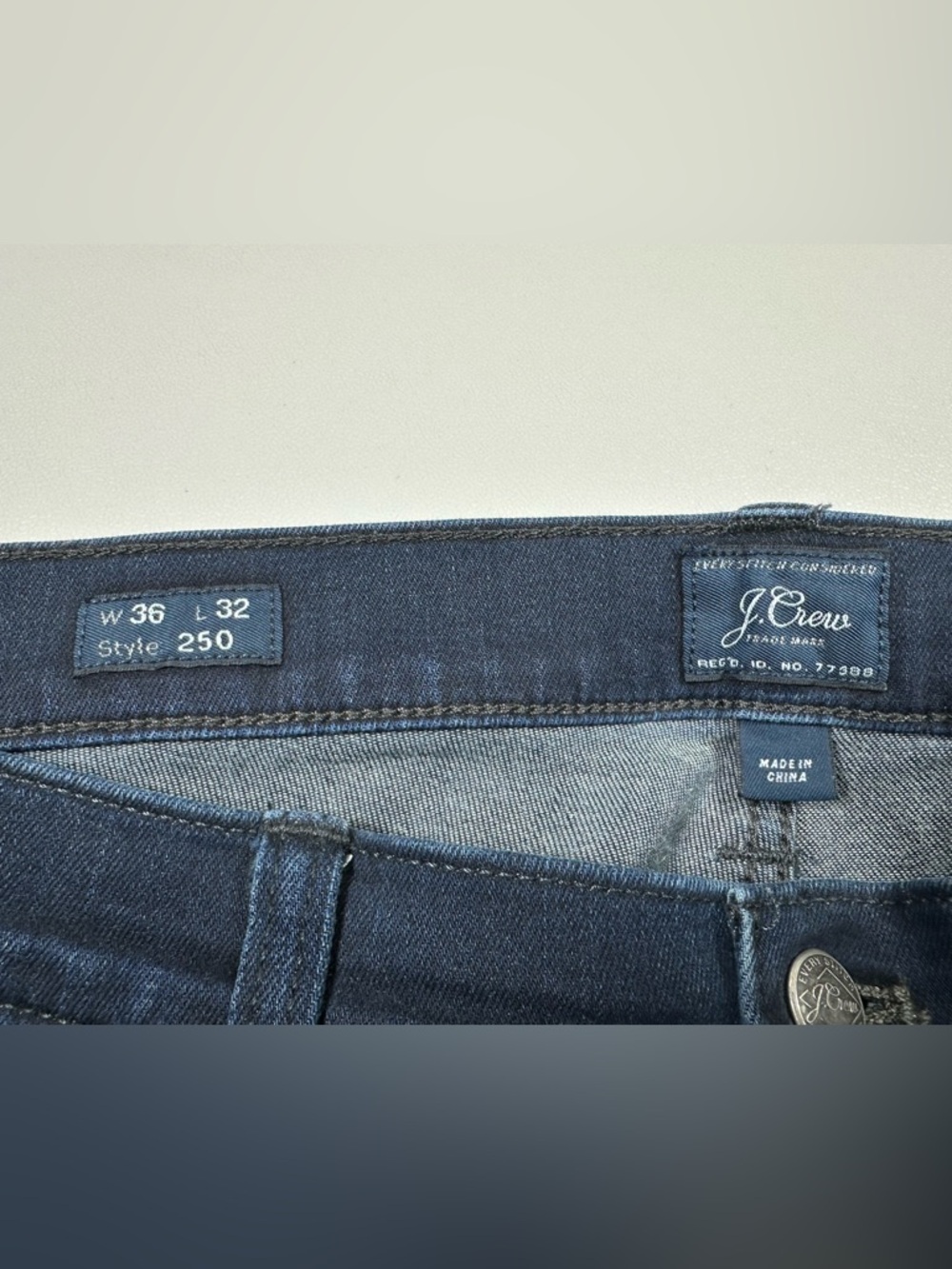 J. Crew 250 Stretch Slim Fit Denim Jeans - Picture 5 of 9